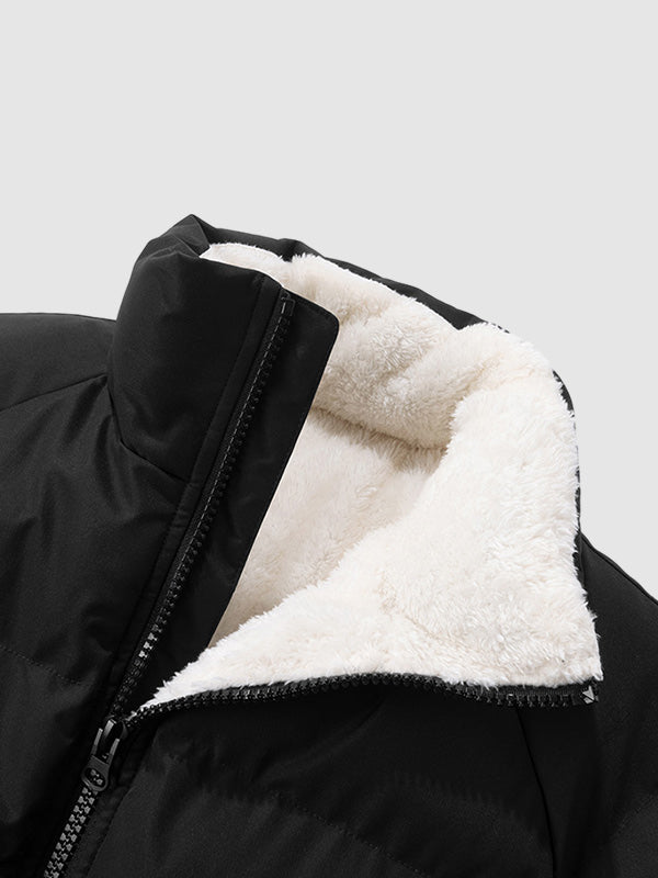 Men's Fleece Down Jacket | Warm