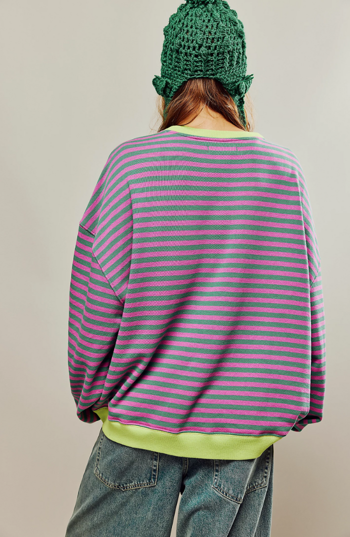 Women's Oversized Sweater | Striped