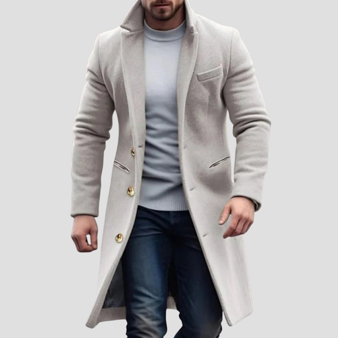 Men's Slimming Coat | Medium-Length