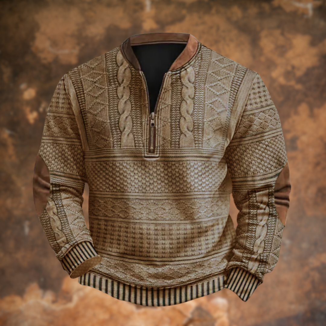 Men's Short Sweater | Zipper
