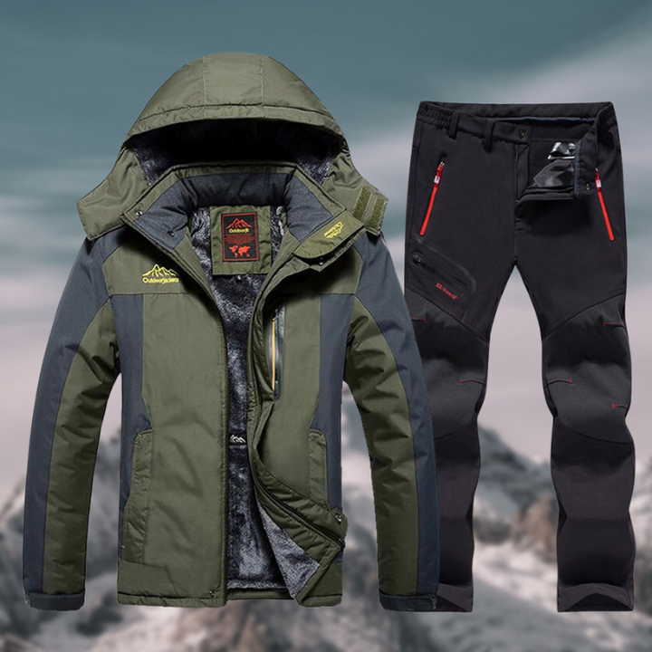 Men's Fleece Winter Jacket and Pants | Warm