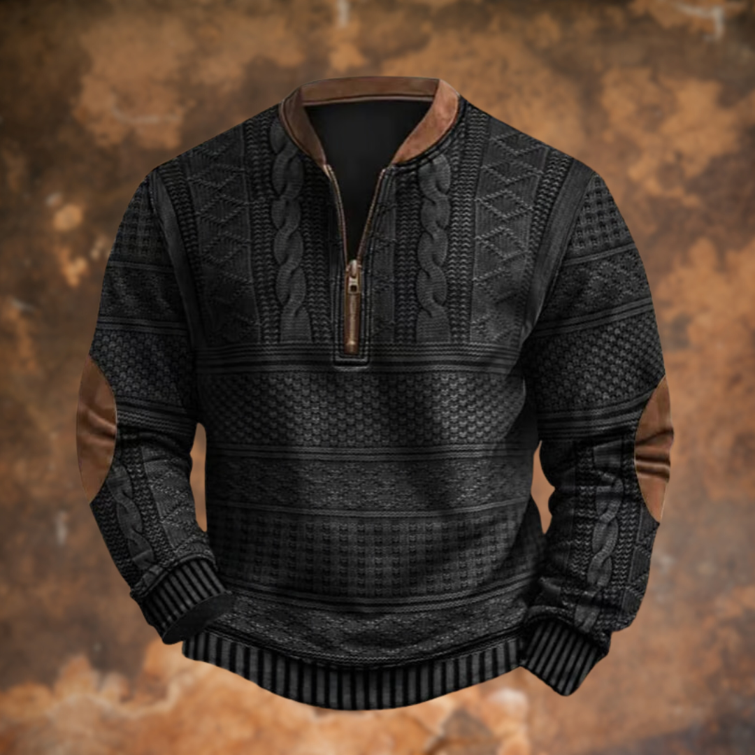 Men's Short Sweater | Zipper