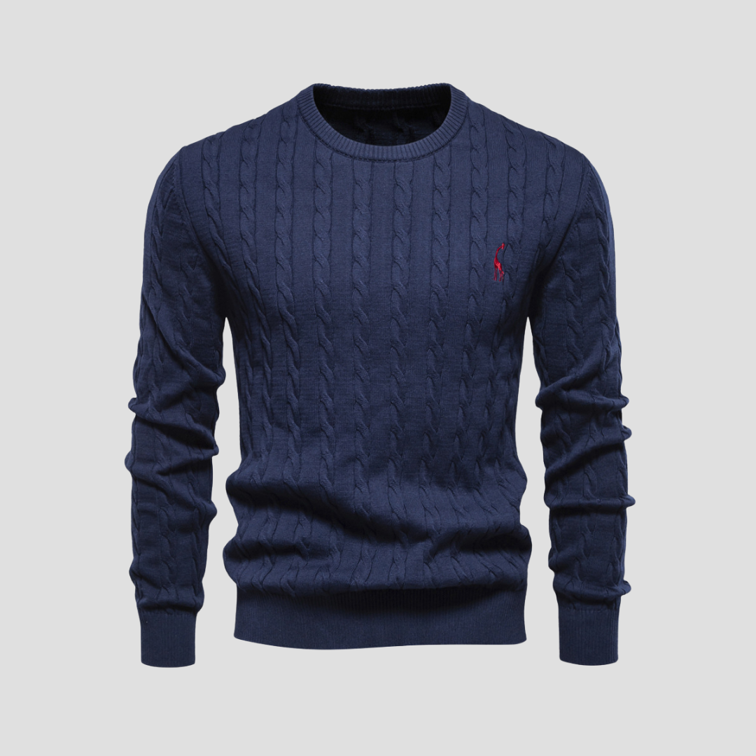 Men's Cable Knitting Jumper | Winter