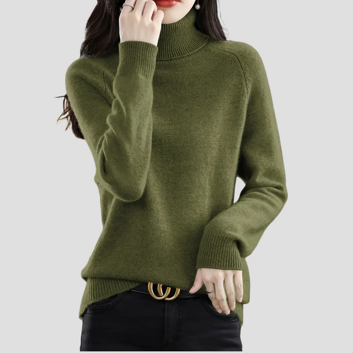 Women's Turtleneck Sweater | Slimming