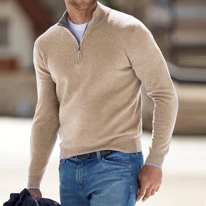 Men's Elegant Pullover | Zipper