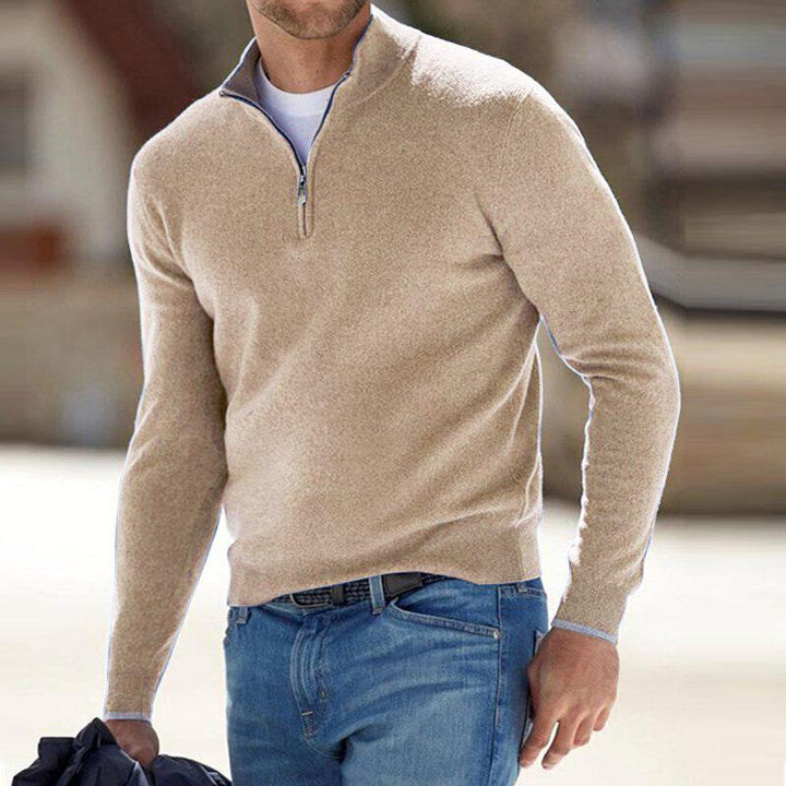 Men's Elegant Pullover | Zipper