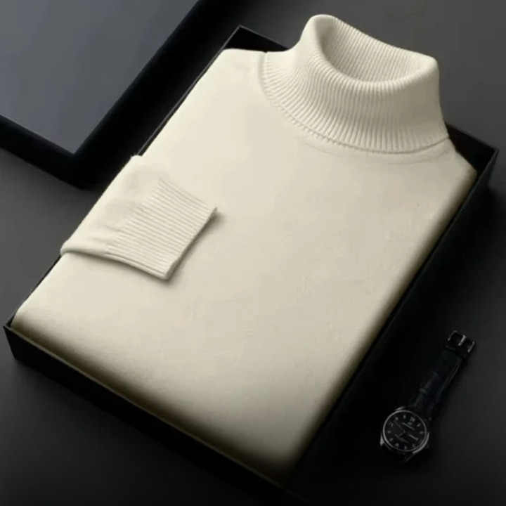Men's Knitted Turtleneck Sweater | Warm