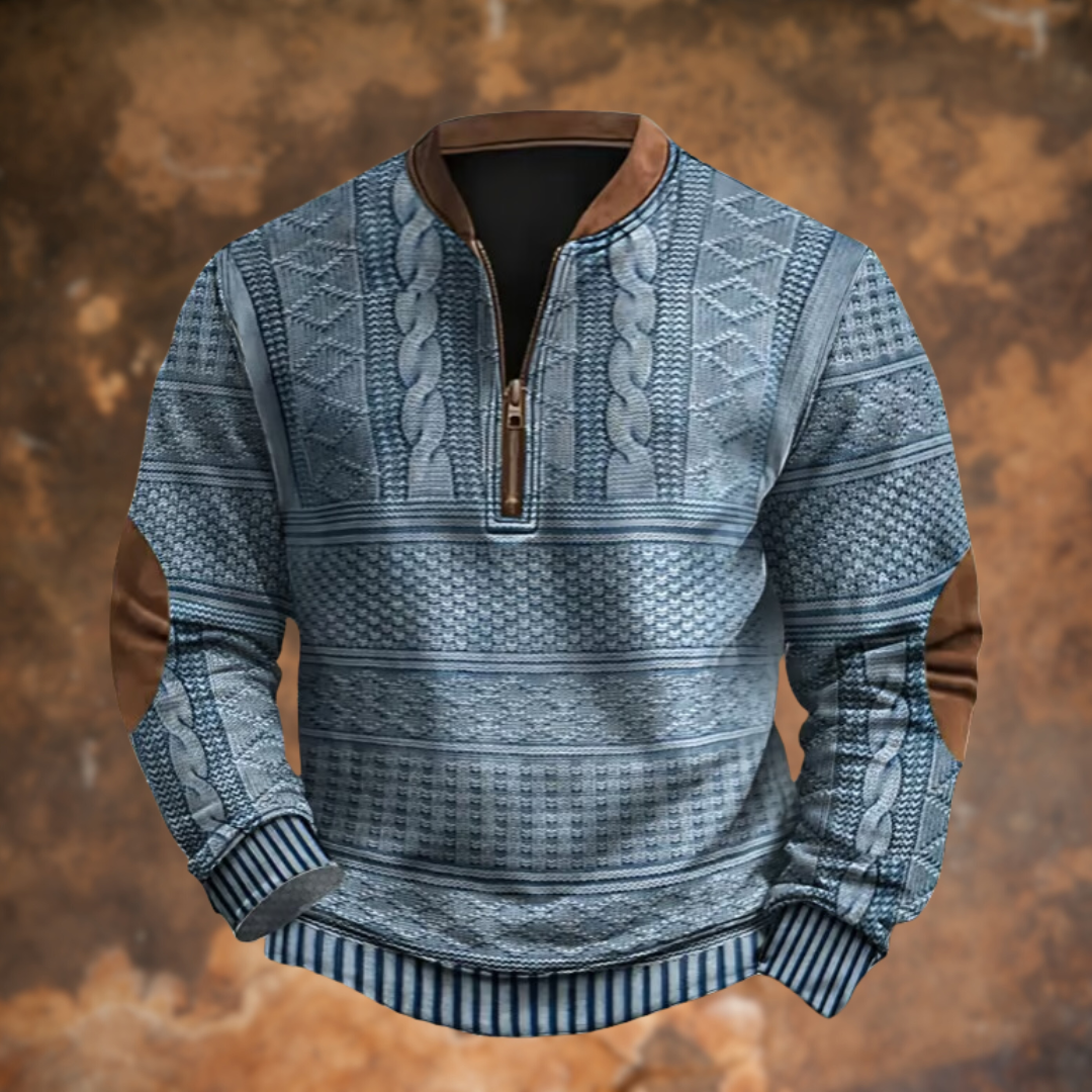 Men's Short Sweater | Zipper