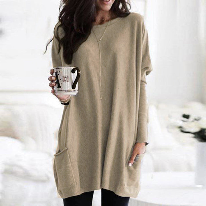 Women's Sweater with Pockets | Long