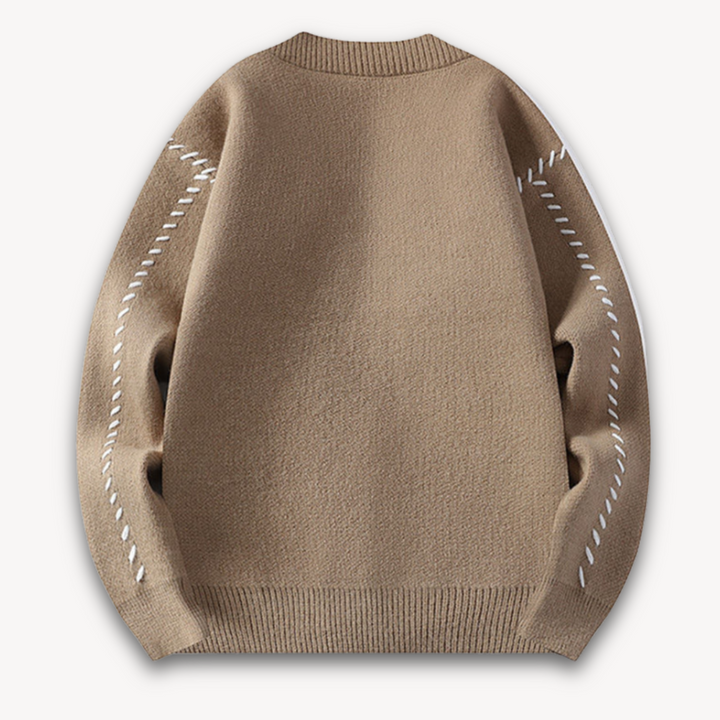 Men's Knitted Cardigan | Button