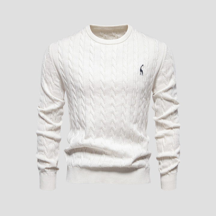 Men's Cable Knitting Jumper | Winter