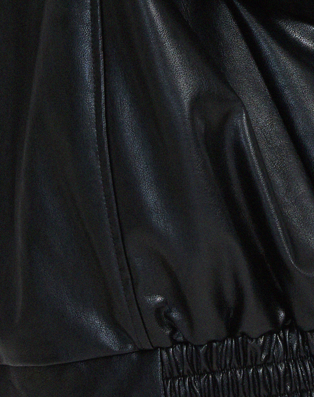 Women's Leather Winter Jacket | Long