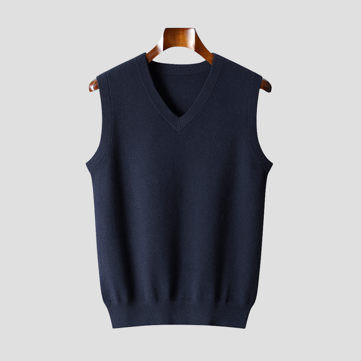 Men's V-Neck Sweater | Sleeveless