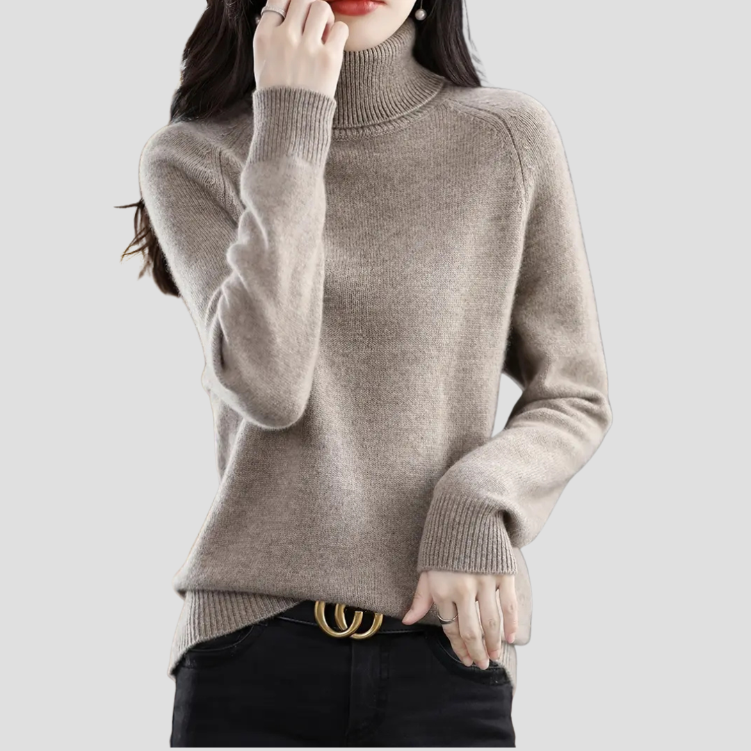 Women's Turtleneck Sweater | Slimming