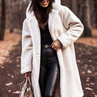 Women’s Long Teddy Coat | Winter