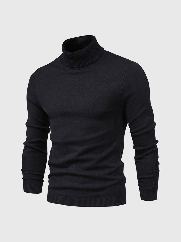 Men's Short Turtleneck Sweater | Washable