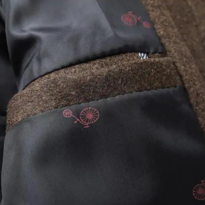 Men's Long Coat | Stand Collar