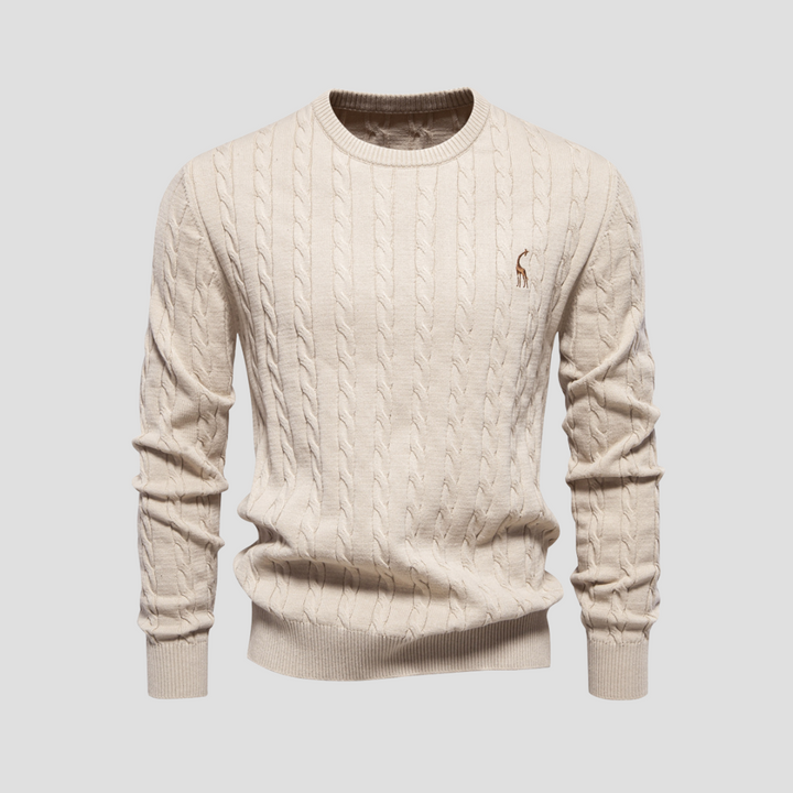 Men's Cable Knitting Jumper | Winter