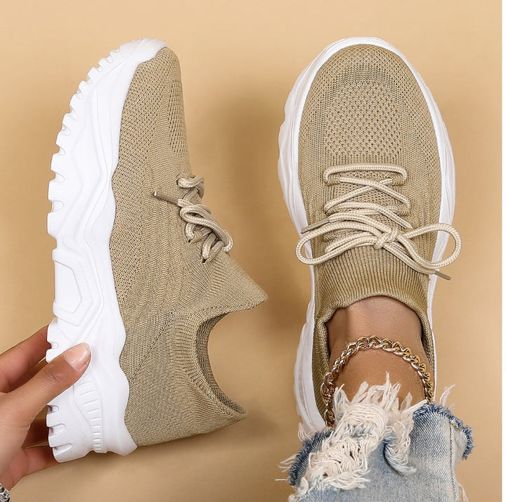 Women's Summer Breathable Sneakers | Platform