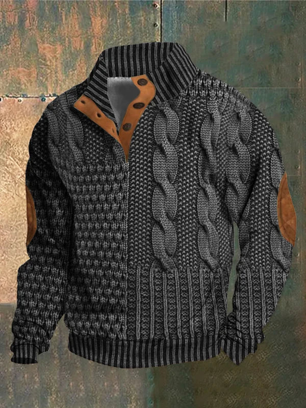 Men's Chunky Knit Sweater | Warm