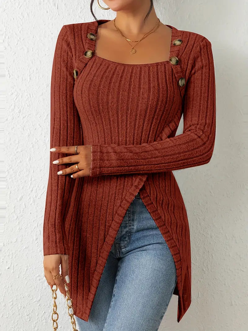 Women's Knit Sweater | Long