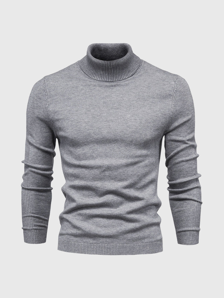 Men's Short Turtleneck Sweater | Washable
