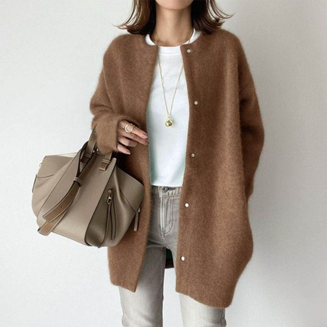 Women's Elegant Long Cardigan | Grobs