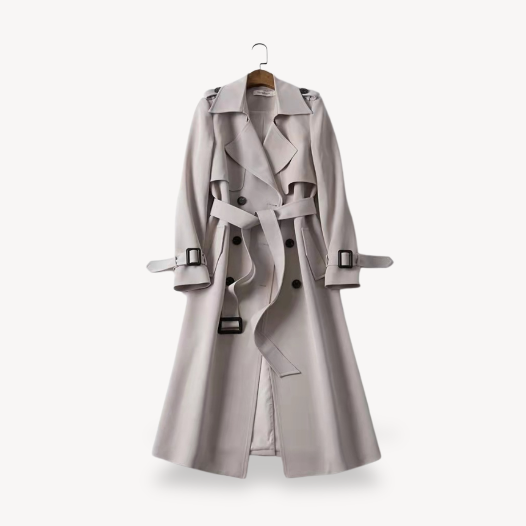 Women's Belt Trench Coat | Long