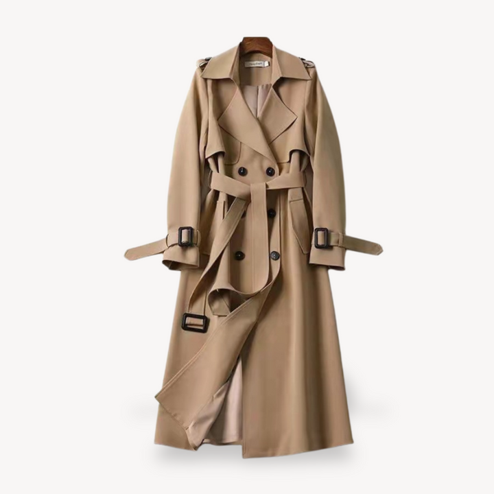 Women's Belt Trench Coat | Long