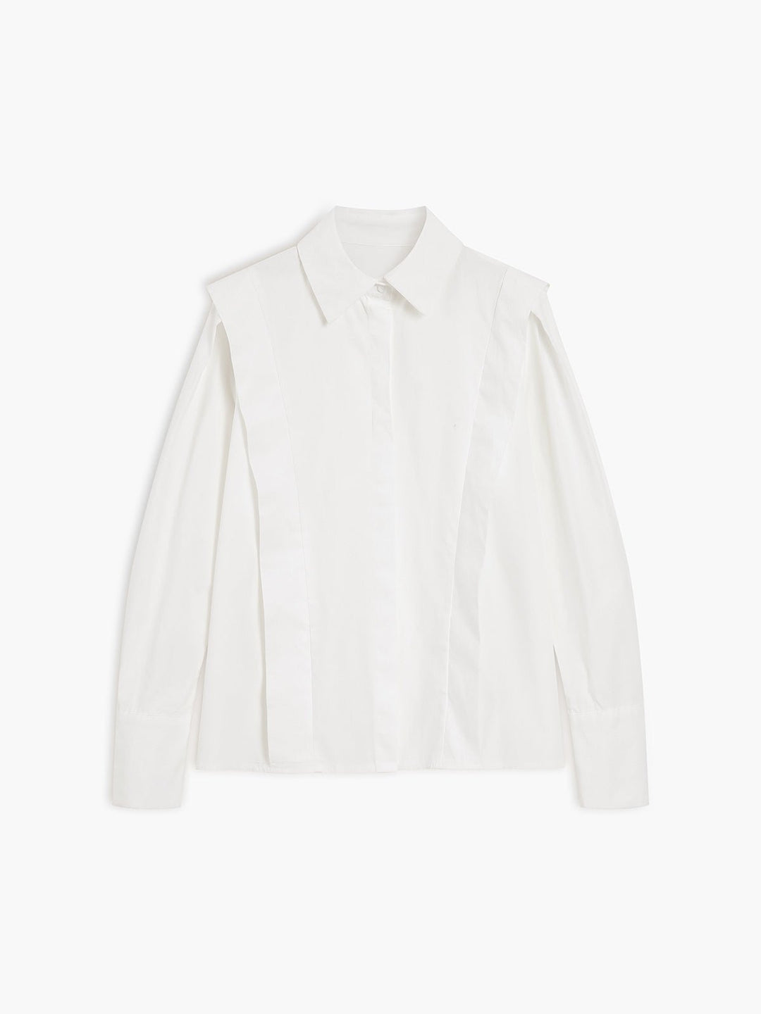 Women's Long Sleeve Blouse | Square Shoulders