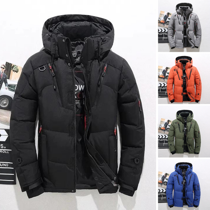 Men's Long Down Jacket | Warm