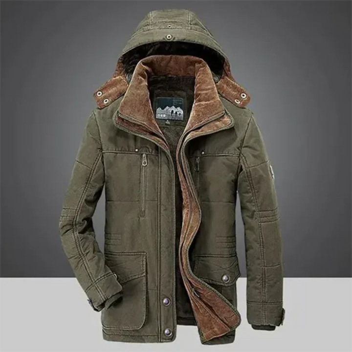 Men's Long Winter Jacket | Warm