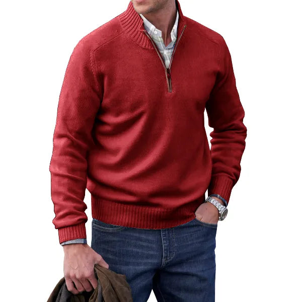 Men's Elegant Sweater | Zipper