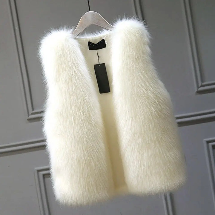 Women's Warm Fur Vest | Winter