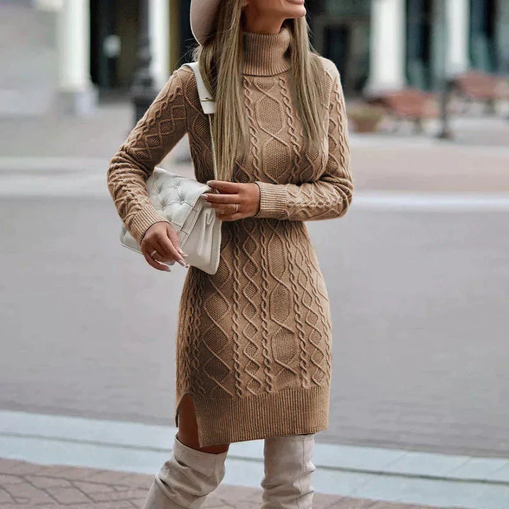 Women's Elegant Knit Dress | Winter