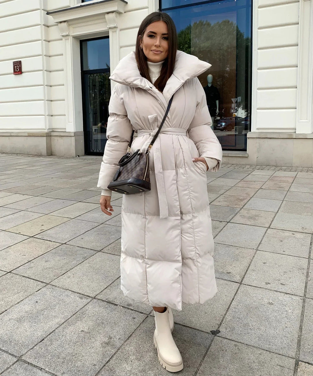 Women's Long Winter Coat | Warm