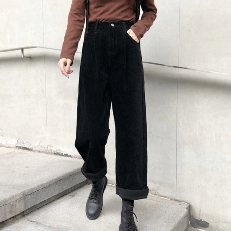 Women's Long Corduroy Pants | Winter