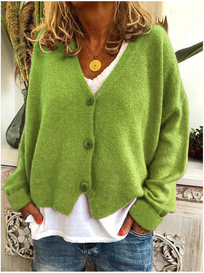 Women's V-Neck Cardigan | Knit