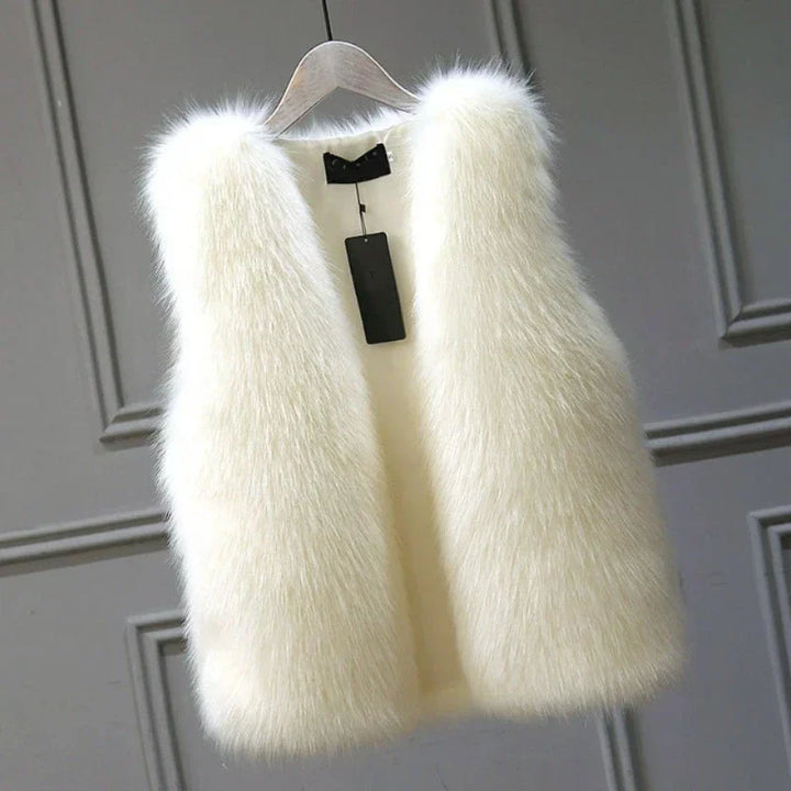 Women's Warm Fur Vest | Winter