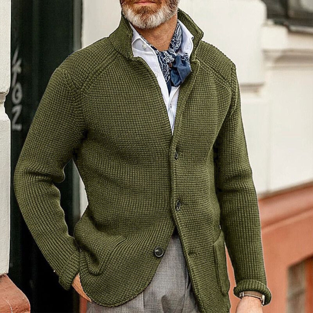 Men's Knit Cardigan | Elegant