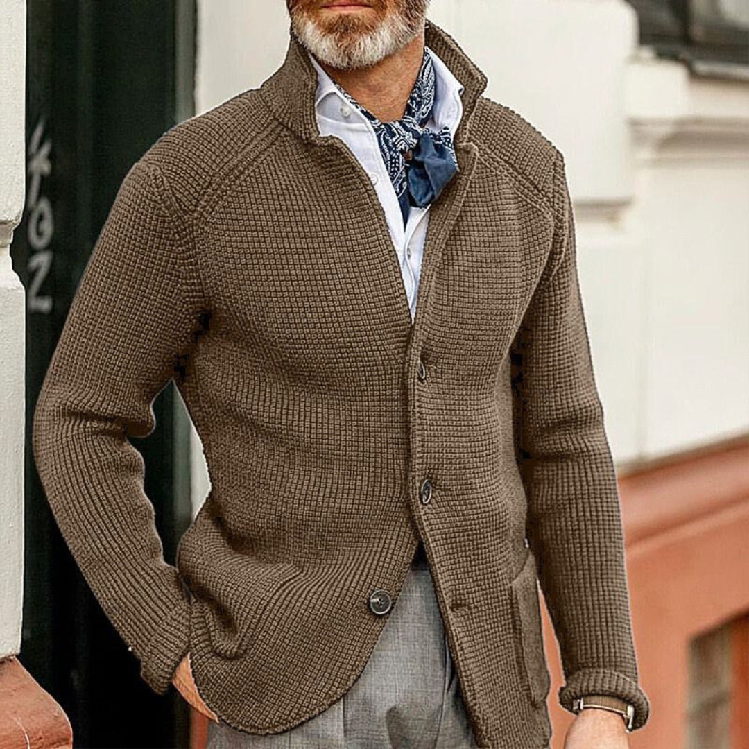 Men's Knit Cardigan | Elegant