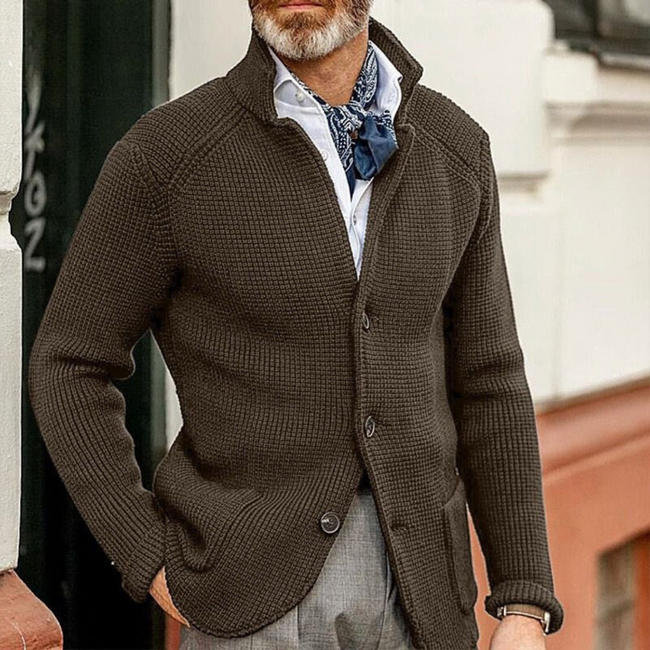 Men's Knit Cardigan | Elegant