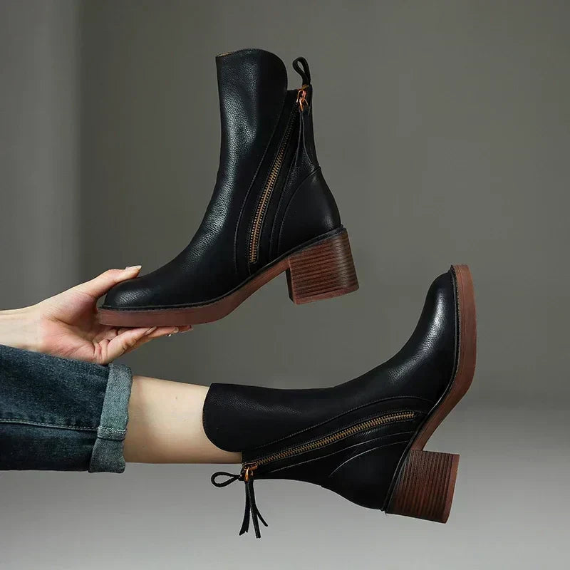 Women's High Ankle Boots | Elegant