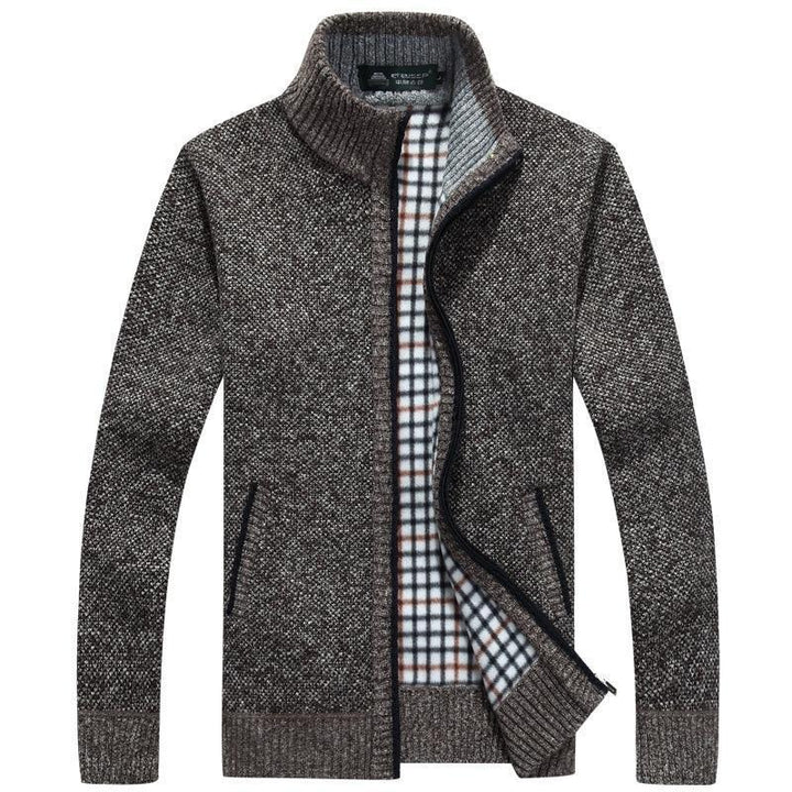 Men's Short Cardigan | Zipper