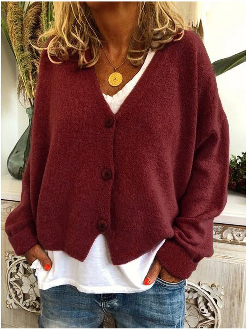 Women's V-Neck Cardigan | Knit