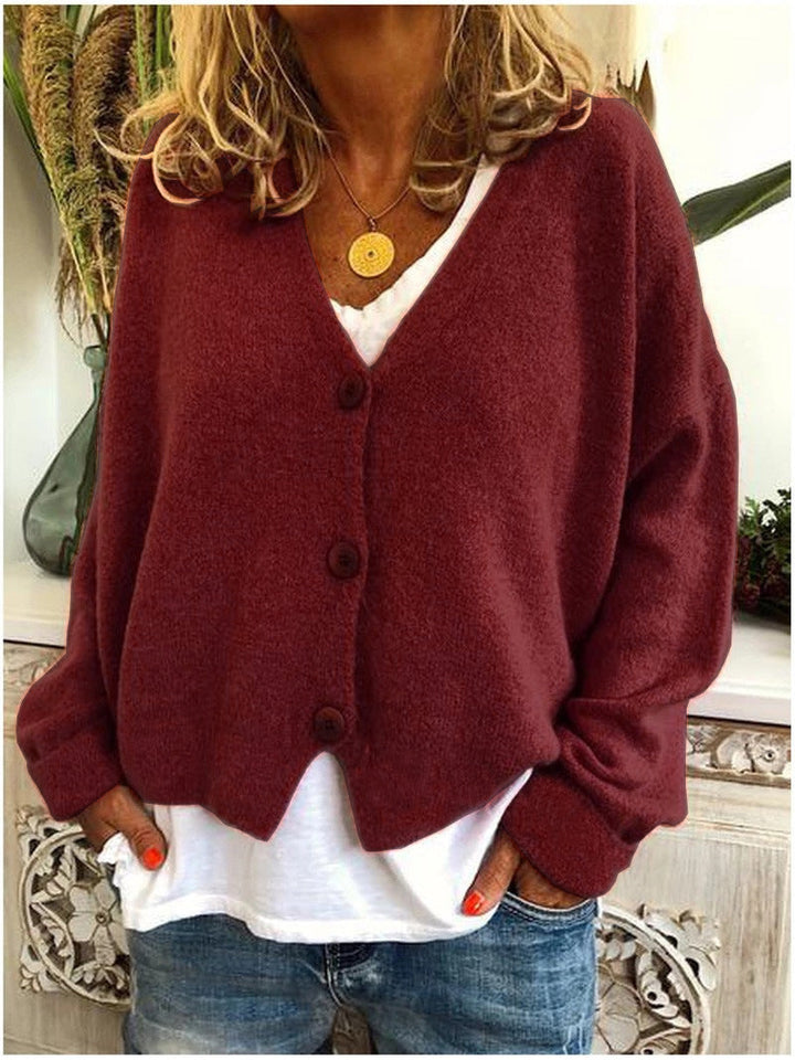 Women's V-Neck Cardigan | Knit