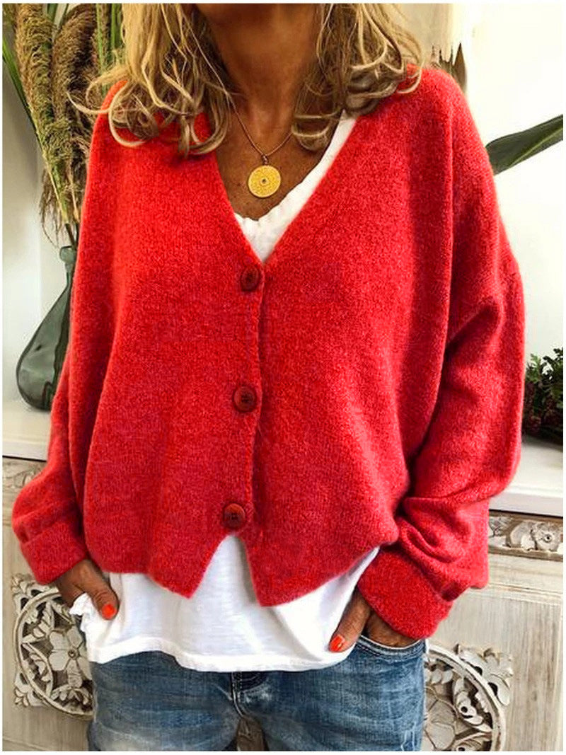 Women's V-Neck Cardigan | Knit