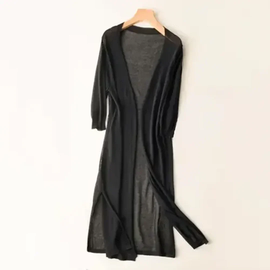 Ladies Long Sleeve Cardigan | Long