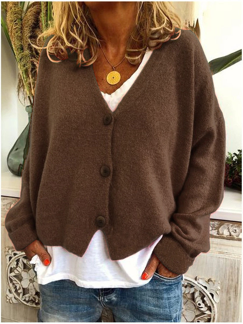 Women's V-Neck Cardigan | Knit
