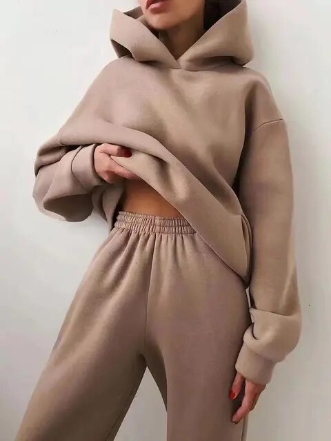 Women's Hooded Jogging Suit | Long